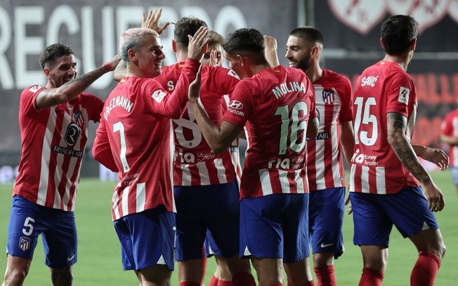 Atlético de Madrid aplica goleada de 7 a 0 no Espanhol