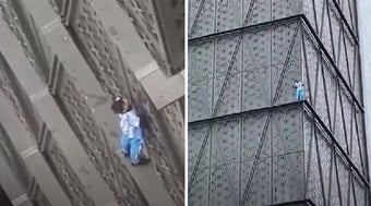Vídeo: influenciador escala até o 28º andar de prédio sem proteção