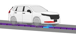 Honda 'cria estrada' que recarrega carros em movimento