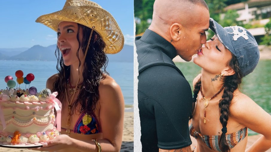 Mel Maia comemora aniversário na praia com amigos e namorado. Mel Maia comemora aniversário na praia com amigos e namorado.