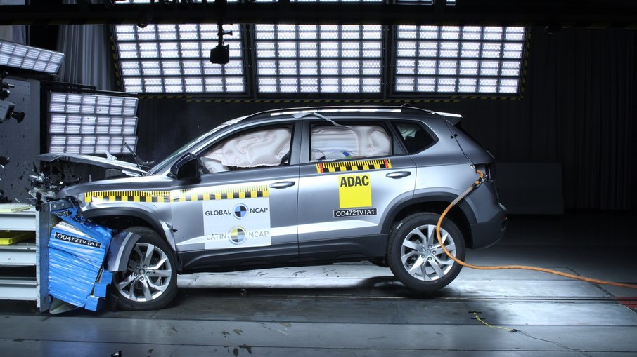 Volkswagen Taos volta ao Latin NCAP e mantém nota máxima Volkswagen Taos volta ao Latin NCAP e mantém nota máxima