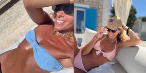 Aos 53 anos, Adriane Galisteu exibe boa forma em viagem à Itália