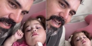 Juliano Cazarré atualiza estado de saúde da filha internada na UTI e pede orações