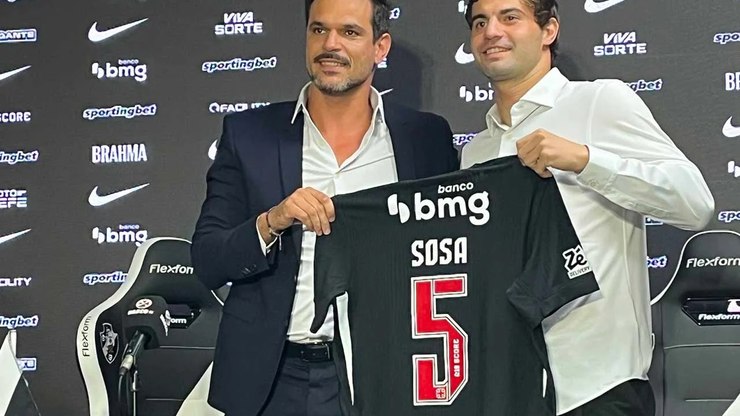 Reforço do Vasco, Sosa se mostra pronto e explica posicionamento