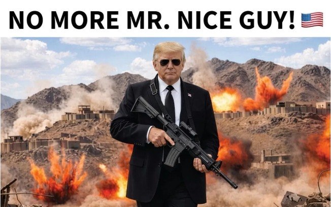 Trump em suas redes sociais