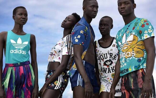 A Adidas convocou um seleto time de modelos negros para apresentar a nova coleção da marca