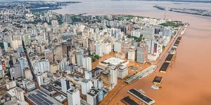 Após transbordar, nível da água no Guaíba reduz nesta sexta (27)