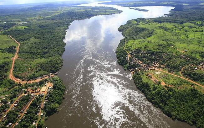 Trecho do rio Xingu; foi nesse rio onde aconteceu o naufrágio de uma embarcação no Pará
