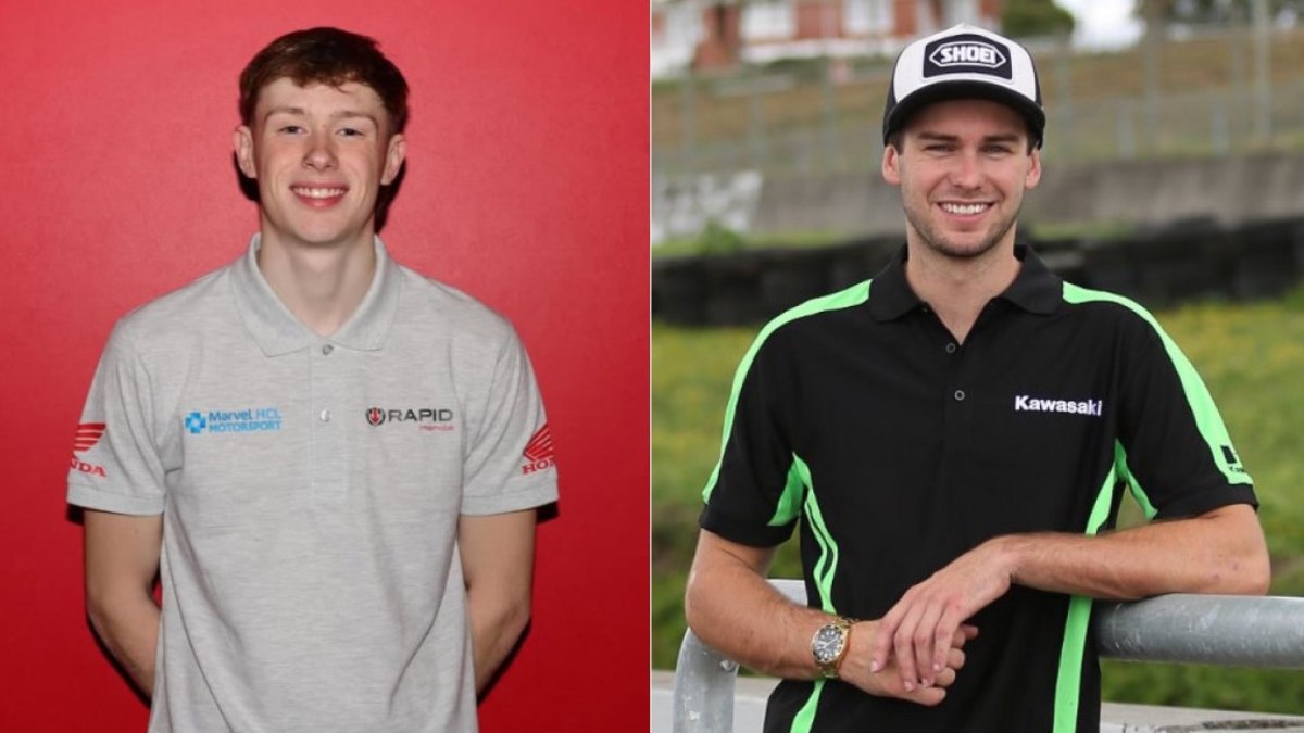 Owen Jenner (esquerda) e Shane Richardson (direita) morreram em acidente trágico envolvendo 11 motos Owen Jenner (esquerda) e Shane Richardson (direita) morreram em acidente trágico envolvendo 11 motos