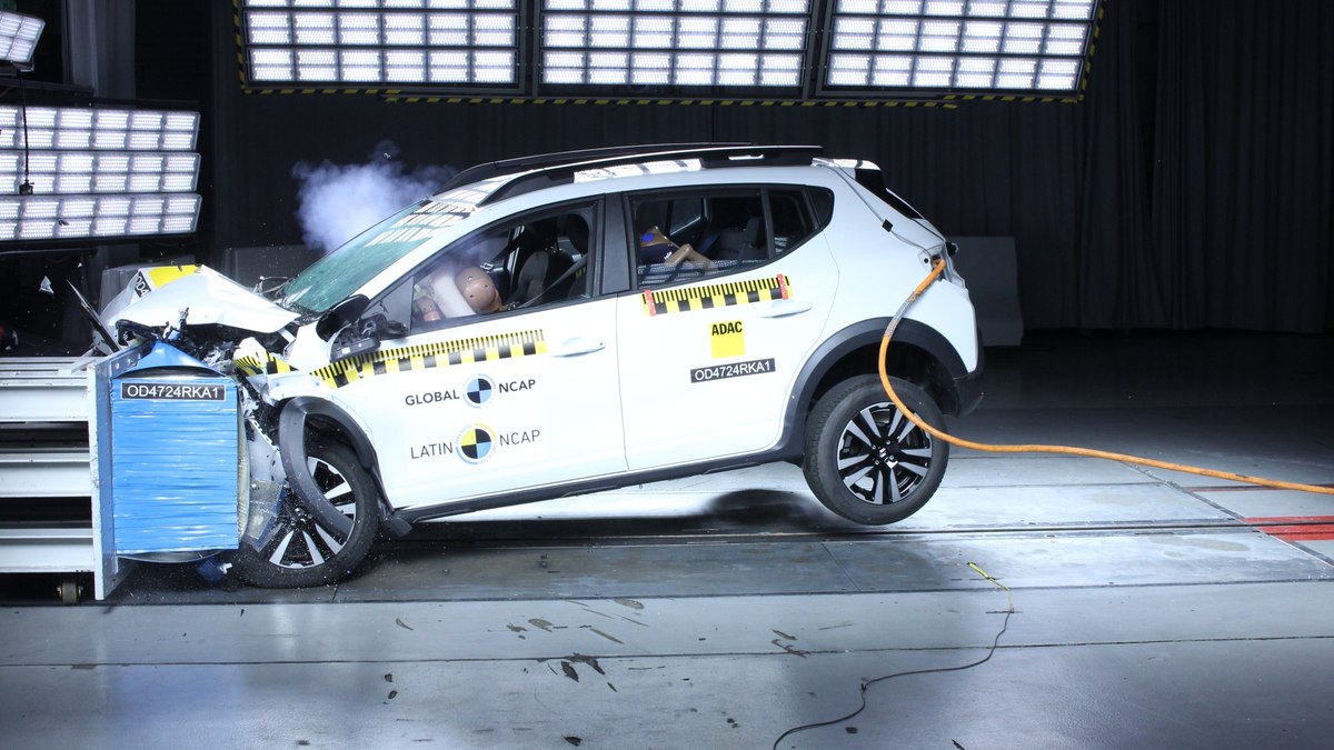 Renault Kardian 2026 recebe 5 estrelas da Latin NCAP