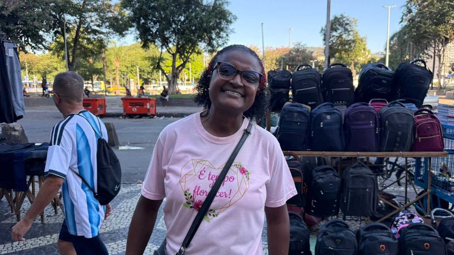 Elaine, torcedora da Seleção Brasileira