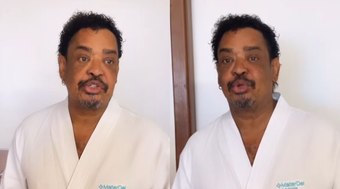 Compadre Washington recebe alta e mostra curativos da cirurgia