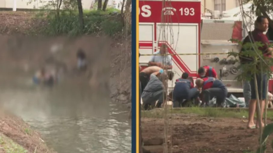 Corpo de jovem levado pela chuva em São Paulo é resgatado pelo Corpo de Bombeiros (08.02.2023)