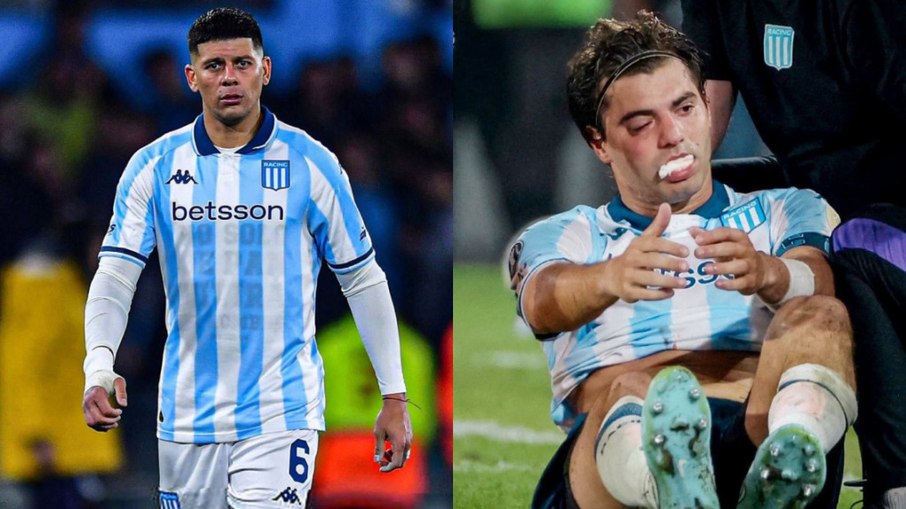 Rojo acabou acertando forte cotovelada em Sosa