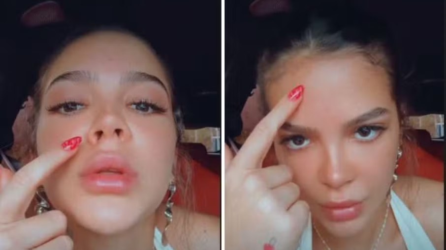 Mel Maia, de 20 anos, explica uso de botox preventivo no rosto Mel Maia, de 20 anos, explica uso de botox preventivo no rosto