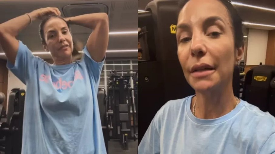 Ivete Sangalo comemora volta dos treinos após cirurgia