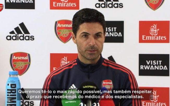 Arteta diz que Jesus está próximo de retorno: 