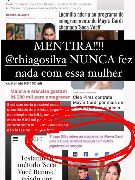 Belle Silva desmente Maíra Cardi