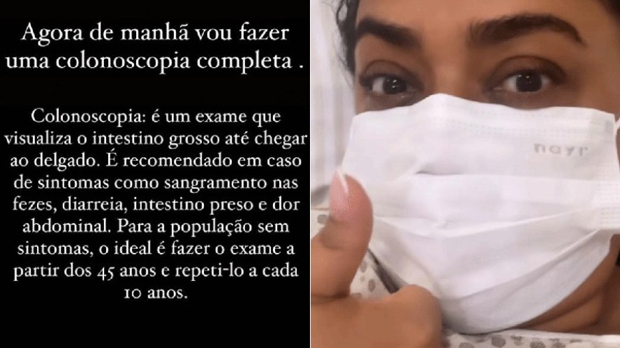Preta Gil faz colonoscopia um dia antes de ser operada