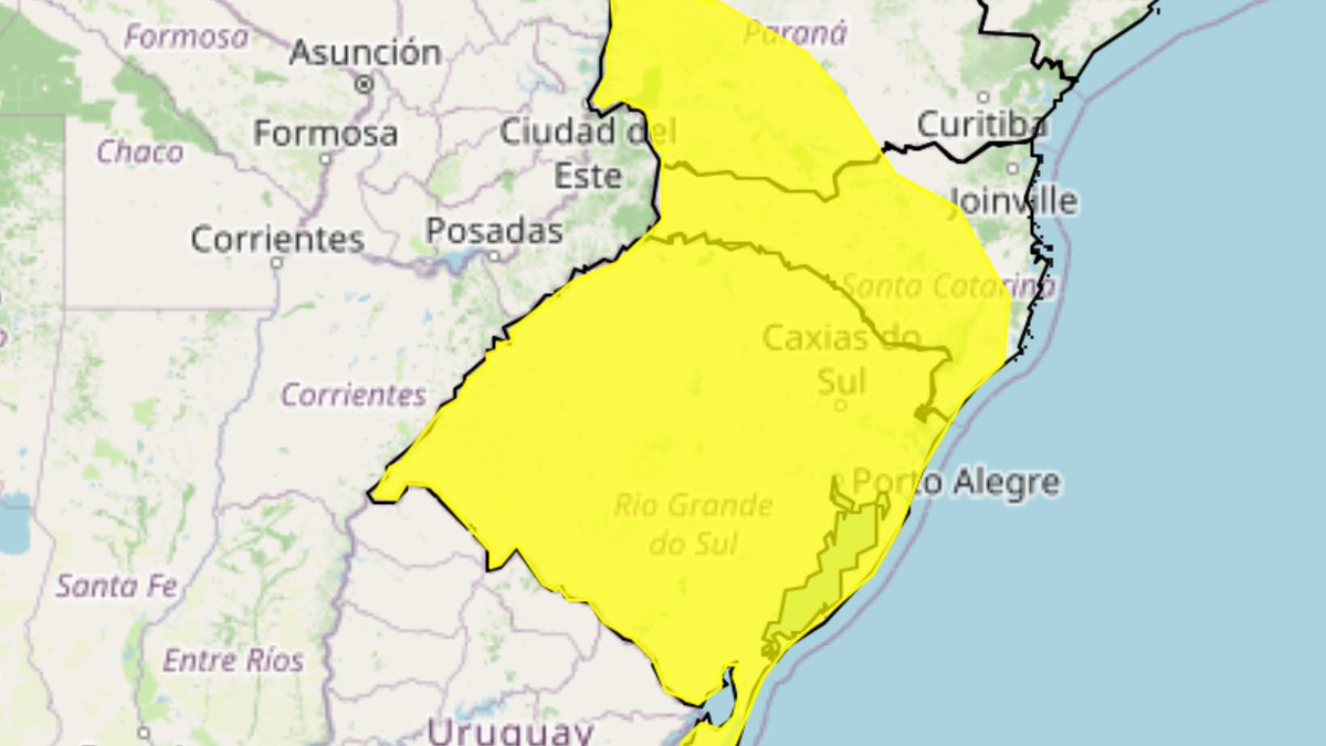 Áreas com queda de temperatura nesta segunda-feira (22) Áreas com queda de temperatura nesta segunda-feira (22)