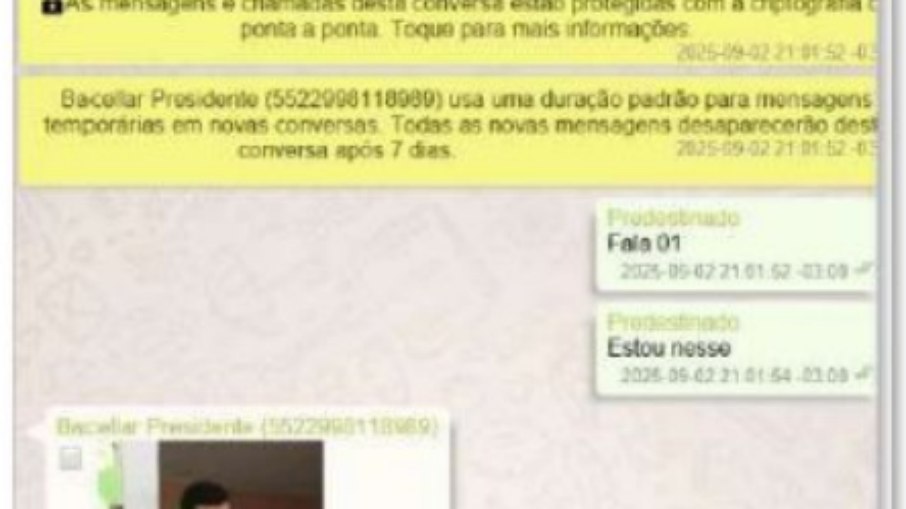 Primeiro contato salvo no novo celular de TH Joias é atribuído a Rodrigo Bacellar, segundo a Polícia Federal.