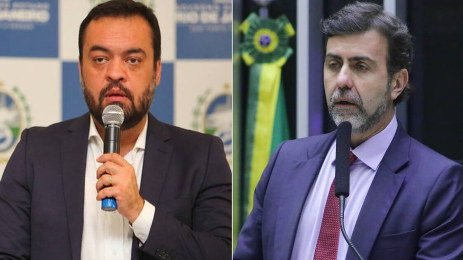 O governador Cláudio Castro (PL) e o deputado federal Marcelo Freixo (PSB) disputam a eleição para governador do Rio