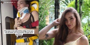 Ex-Chiquititas, Anna Livya, sofre acidente de moto e é socorrida