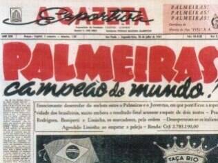Palmeiras foi campeão da Copa Rio de 1951