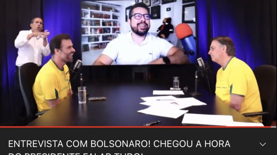 Bolsonaro no podcast Pilhado