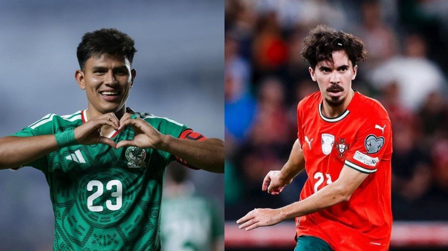 Jesus Gallardo e Vitinha se enfrentam em México x Portugal