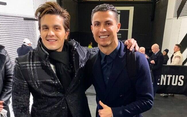 Luan Santana e Cristiano Ronaldo