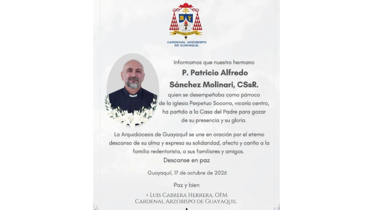 Padre morre após cruz cair sobre sua cabeça durante missa