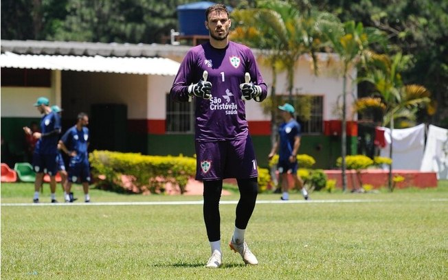 Thomazella durante treinamento da Portuguesa - Foto: Divulgação/Portuguesa