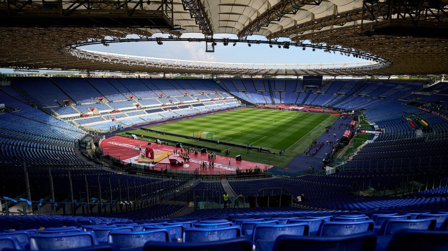 Estádio Olímpico de Roma recebe a partida deste sábado 