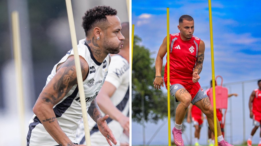 Neymar e Alan Patrick são os destaques de Santos e Internacional Neymar e Alan Patrick são os destaques de Santos e Internacional
