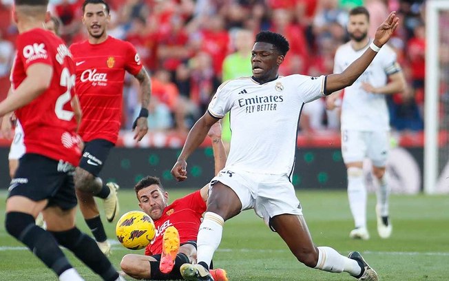 Tchouaméni fez o gol da vitória e foi um dos destaques da vitória do Real Madrid