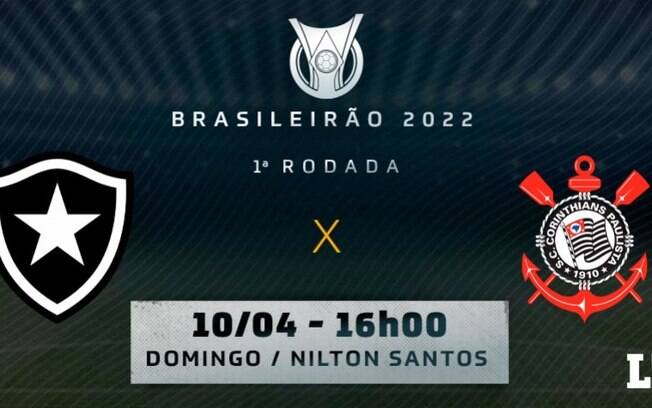 Botafogo x Corinthians: prováveis times, desfalques e onde assistir ao jogo do Brasileirão