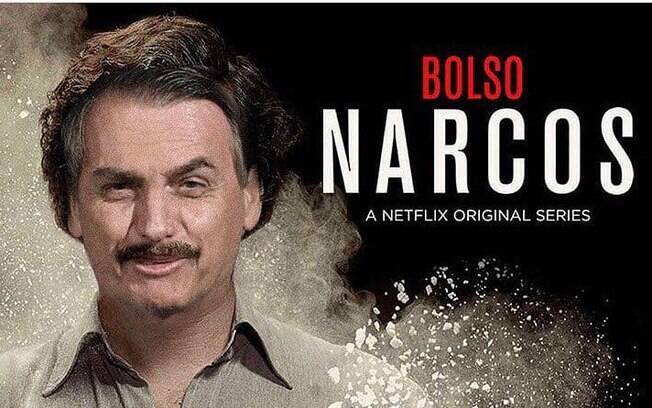 'Bolsonarcos' um dos memes mais compartilhados nas redes faz alusão à série sobre Pablo Escobar, da Netflix 