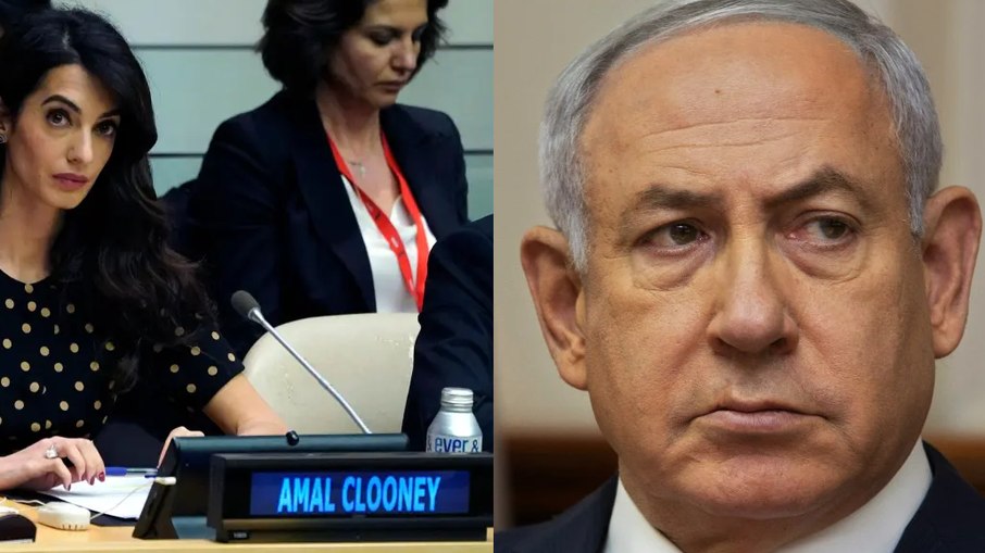 Amal Clooney participou de painel que pediu punições ao primeiro-ministro de Israel