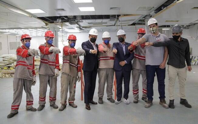 Profissionais iniciam obras da nova fábrica do Instituto Butantan Profissionais iniciam obras da nova fábrica do Instituto Butantan