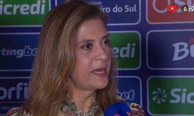 Leila rebate Landim: 'Ganhamos do Flamengo na grama natural'