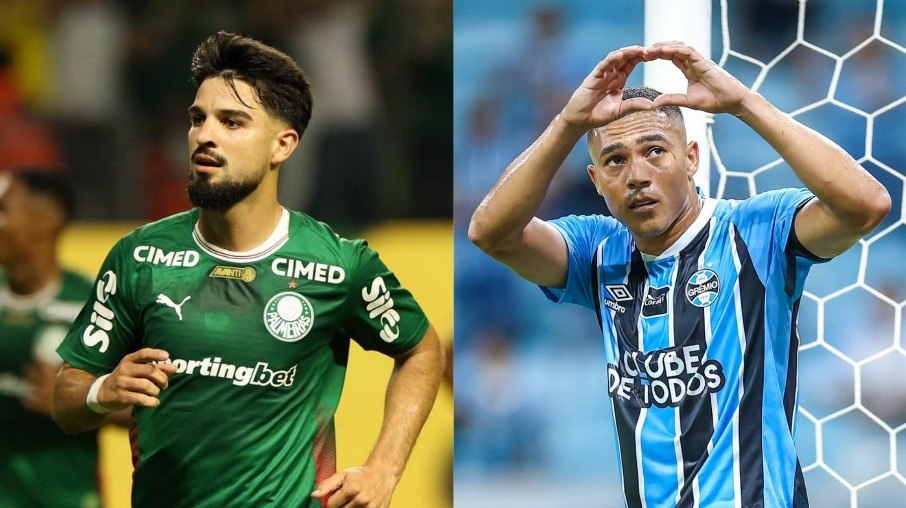 Flaco e Carlos Vinícius são esperanças de gol em Palmeiras x Grêmio