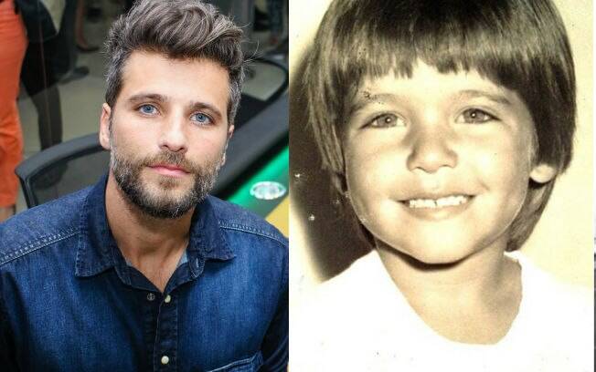 Antes e depois das celebridades: Bruno Gagliasso quando era criança