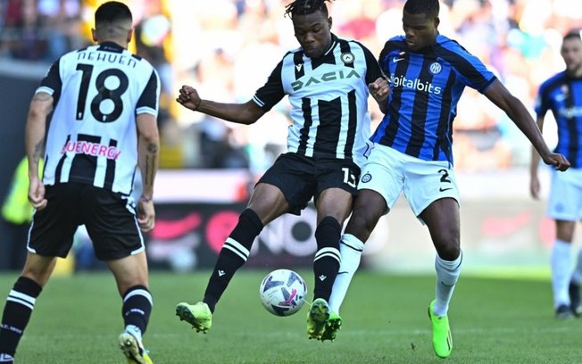 Udinese surpreende e vence de virada a Inter de Milão no Campeonato Italiano
