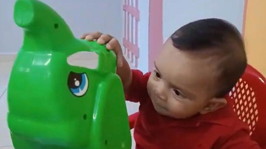 Gael Soares dos Santos, de 1 ano, nasceu com uma condição chamada extrofia de bexiga Gael Soares dos Santos, de 1 ano, nasceu com uma condição chamada extrofia de bexiga