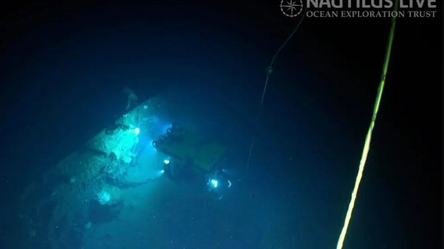 Proa de navio dos EUA sumida há 83 anos é achada no Pacífico