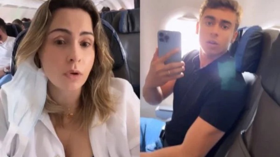 Ana Paula Renault faz Nikolas Ferreira passar vergonha durante voo