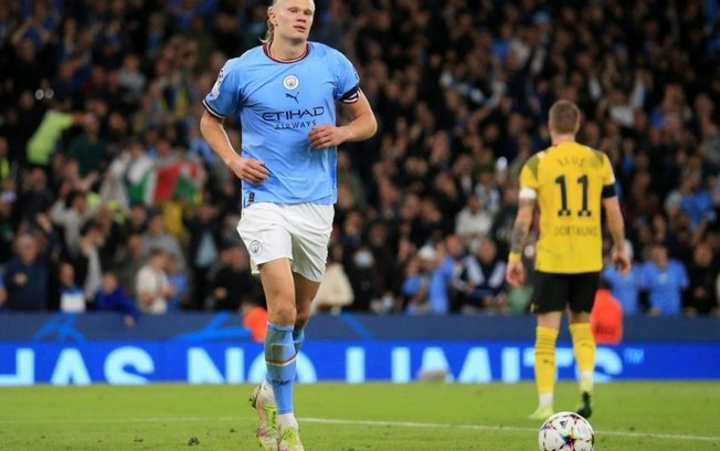 Em seu reencontro com o Dortmund, Haaland marca, e Manchester City vence na Champions League