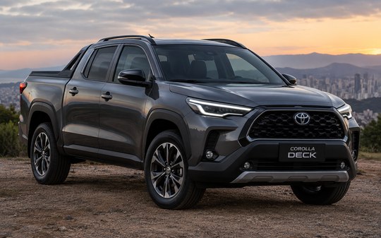 Nova picape da Toyota poderá ser chamada de Corolla Deck