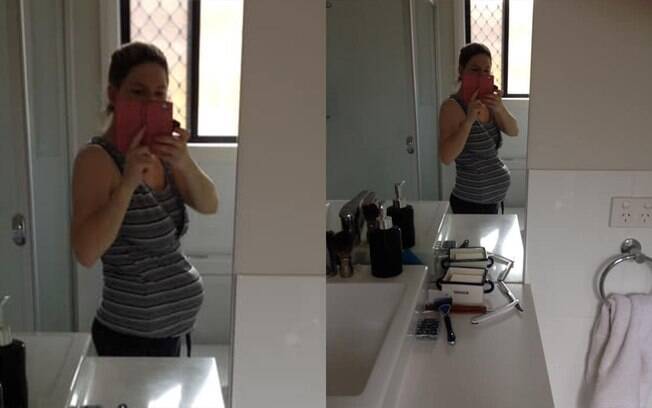 Katie Bowman mostra o corpo poucos dias após dar à luz